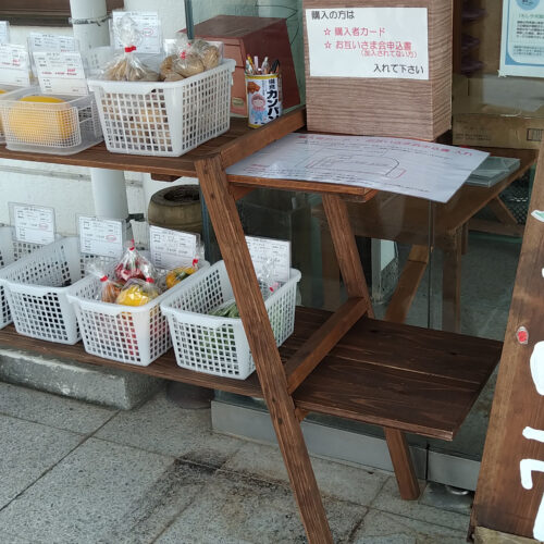 やさい市での販売の様子