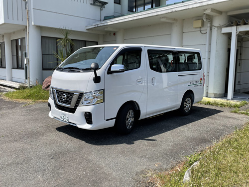 買物支援などに使う公用車