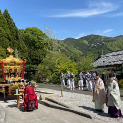 春の大祭のお旅所祭典